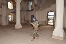 Президент Азербайджана Ильхам Алиев и Первая леди Мехрибан Алиева побывали в освобожденном от оккупации городе Агдам (ФОТО/ВИДЕО)