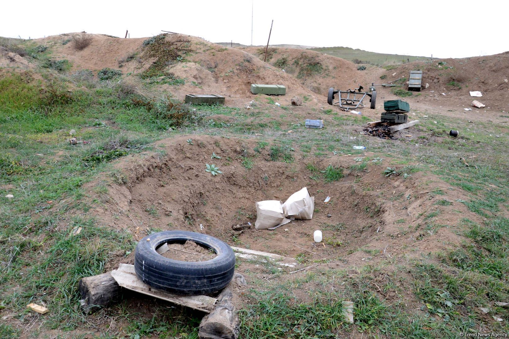 С этих позиций армянские ВС обстреливали подразделения азербайджанской армии с первых дней войны (ФОТО)