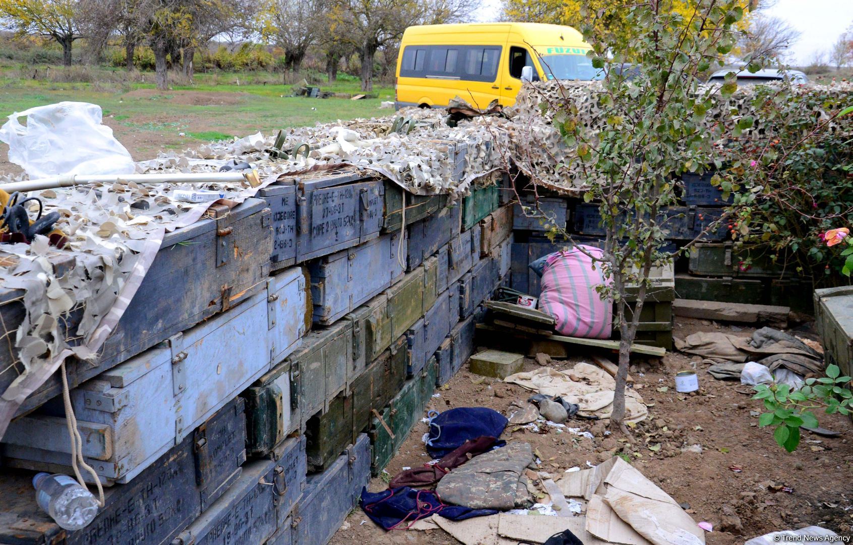 С этих позиций армянские ВС обстреливали подразделения азербайджанской армии с первых дней войны (ФОТО)