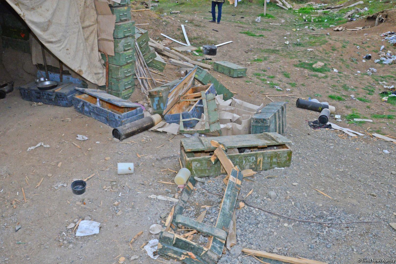 С этих позиций армянские ВС обстреливали подразделения азербайджанской армии с первых дней войны (ФОТО)