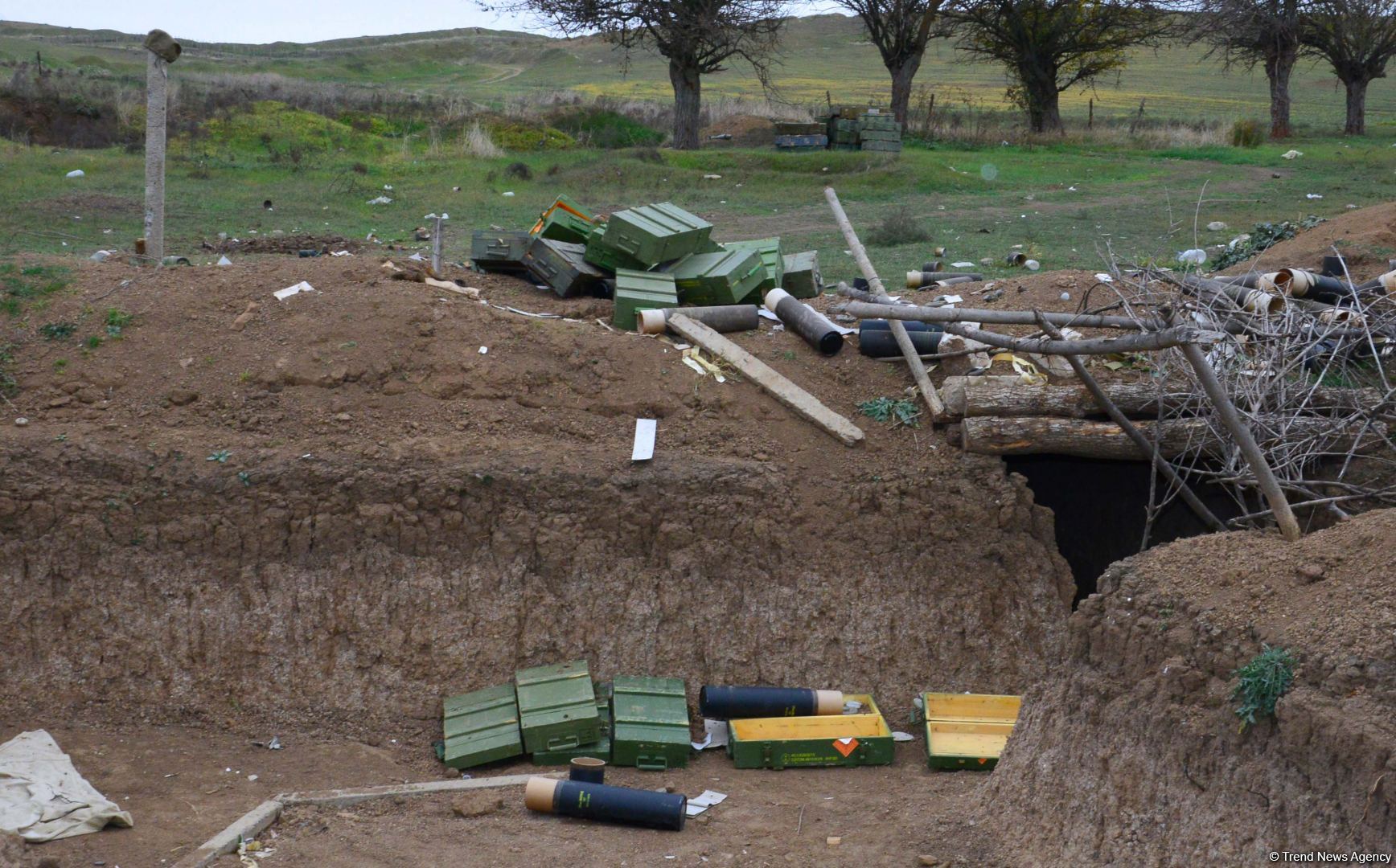 С этих позиций армянские ВС обстреливали подразделения азербайджанской армии с первых дней войны (ФОТО)