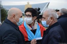 Жители Кельбаджарского района посетили Аллею шехидов (ФОТО)