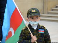 Жители Кельбаджарского района посетили Аллею шехидов (ФОТО)