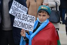 Жители Кельбаджарского района посетили Аллею шехидов (ФОТО)