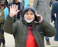 Жители Кельбаджарского района посетили Аллею шехидов (ФОТО)