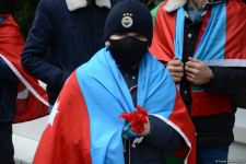 Жители Кельбаджарского района посетили Аллею шехидов (ФОТО)