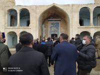 Хикмет Гаджиев, представители дипкорпуса и ФК "Карабах" побывали в Агдамской мечети (ФОТО)