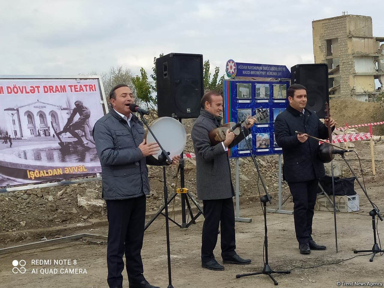 Хикмет Гаджиев, представители дипкорпуса и ФК "Карабах" побывали в Агдамской мечети (ФОТО)