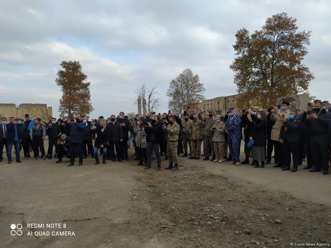 Хикмет Гаджиев, представители дипкорпуса и ФК "Карабах" побывали в Агдамской мечети (ФОТО)