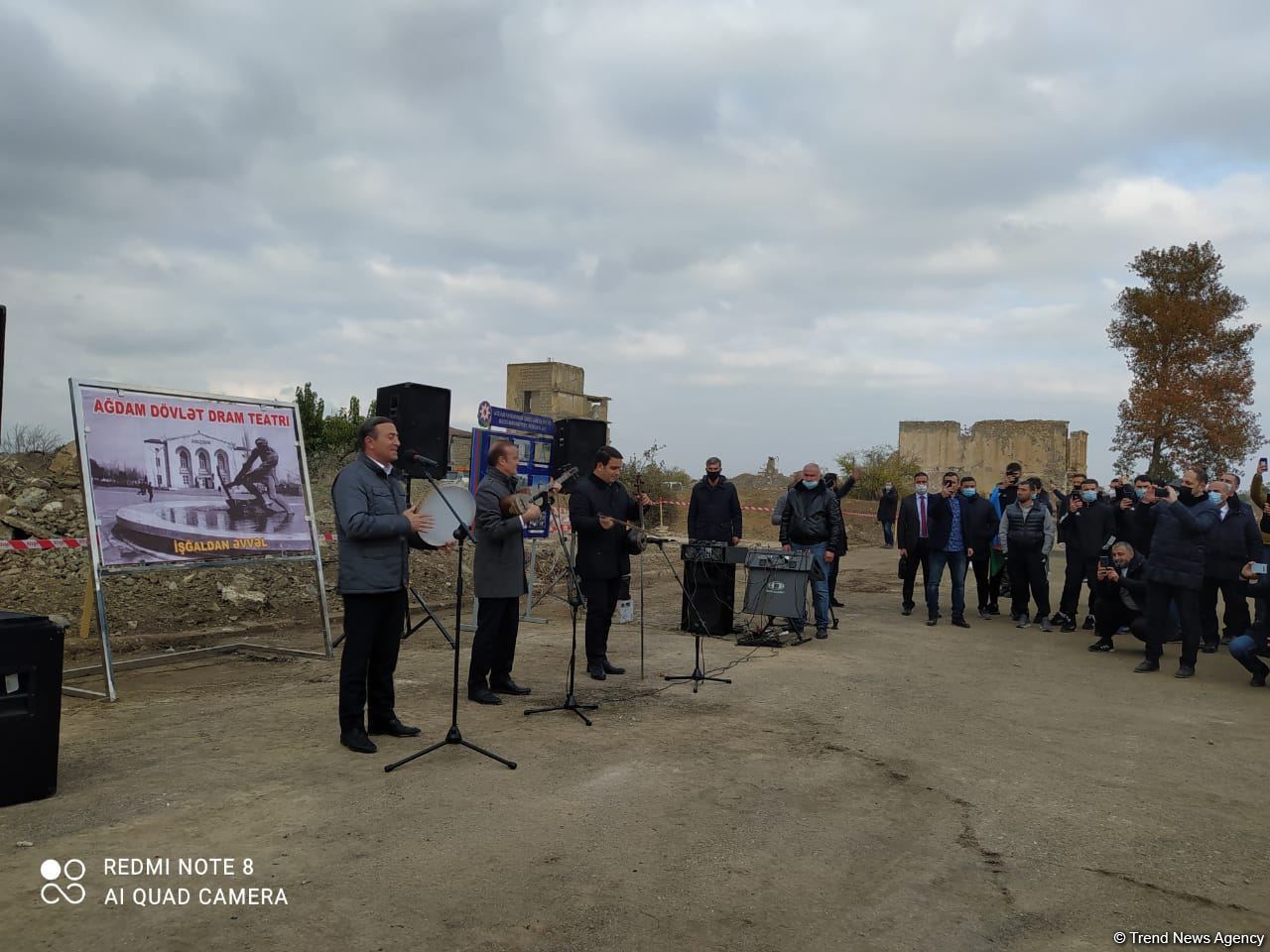 Хикмет Гаджиев, представители дипкорпуса и ФК "Карабах" побывали в Агдамской мечети (ФОТО)