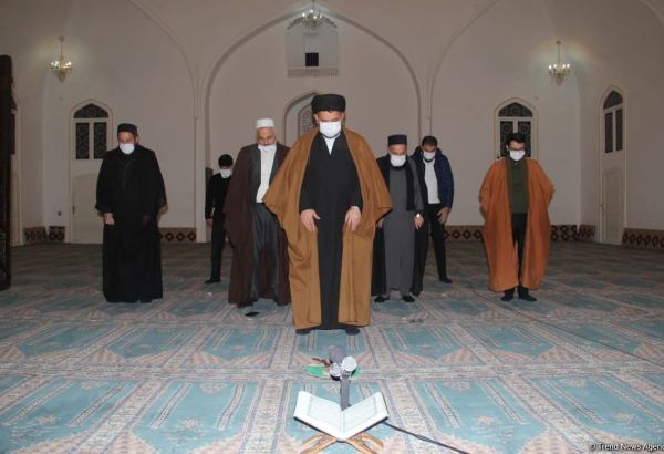 Религиозные деятели Гянджи почтили память шехидов Отечественной войны (ФОТО)