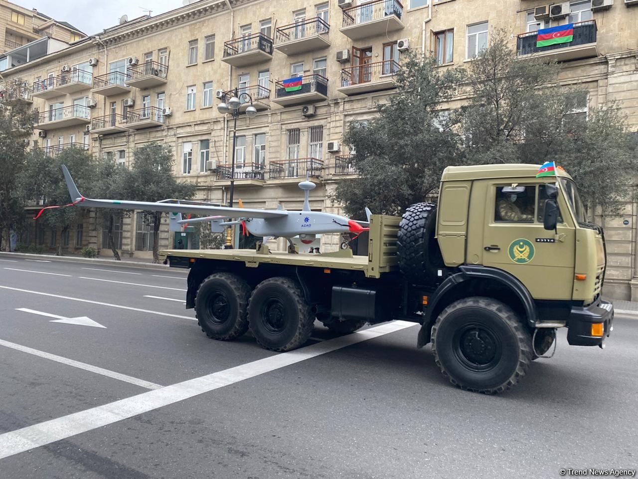 В военном параде Победы в Баку будут демонстрироваться БПЛА (ФОТО)