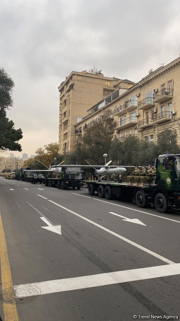В военном параде Победы в Баку будут демонстрироваться БПЛА (ФОТО)