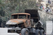 На параде Победы в Баку продемонстрирована часть военных трофеев (ФОТО/ВИДЕО)