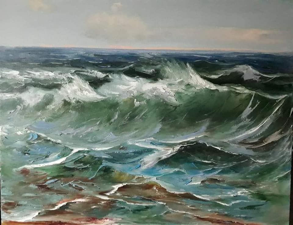 Волнение моря и краски пейзажей в мощной энергетике Алигусейна Салимова. Памяти мастера кисти… (ФОТО)