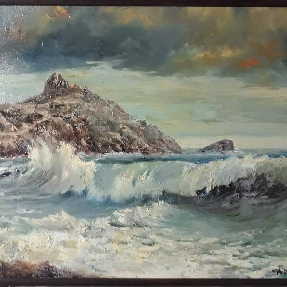 Волнение моря и краски пейзажей в мощной энергетике Алигусейна Салимова. Памяти мастера кисти… (ФОТО)