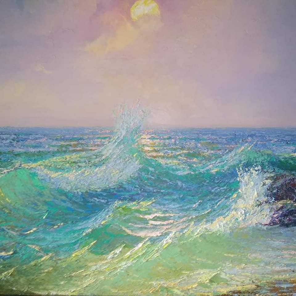 Волнение моря и краски пейзажей в мощной энергетике Алигусейна Салимова. Памяти мастера кисти… (ФОТО)