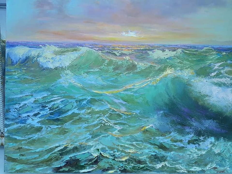 Волнение моря и краски пейзажей в мощной энергетике Алигусейна Салимова. Памяти мастера кисти… (ФОТО)