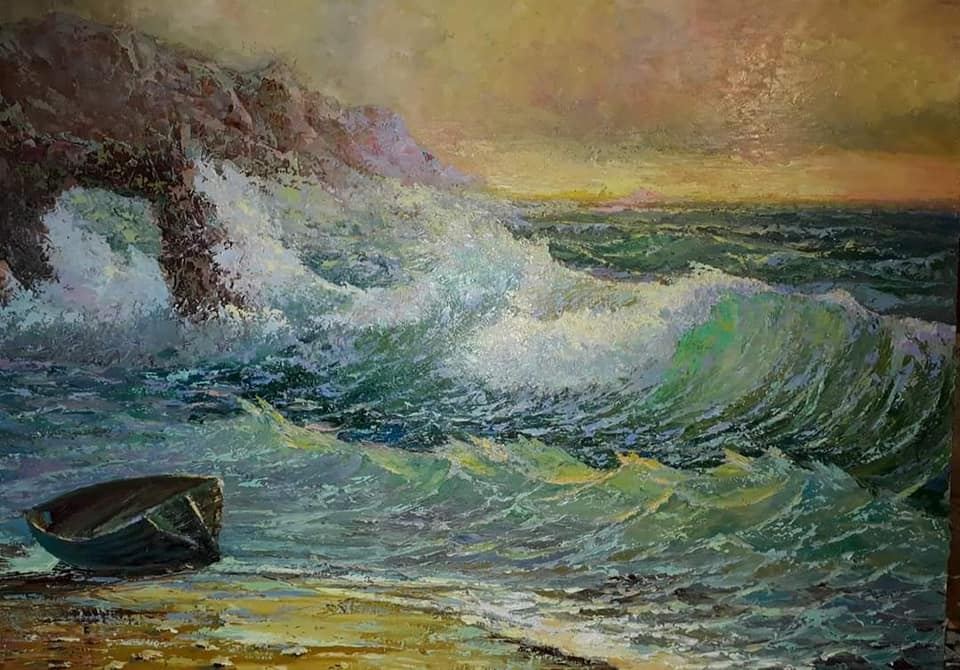 Волнение моря и краски пейзажей в мощной энергетике Алигусейна Салимова. Памяти мастера кисти… (ФОТО)