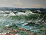 Волнение моря и краски пейзажей в мощной энергетике Алигусейна Салимова. Памяти мастера кисти… (ФОТО)