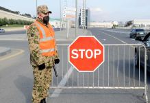 Первый день ужесточенного карантинного режима в Баку (ФОТО)