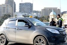 Первый день ужесточенного карантинного режима в Баку (ФОТО)