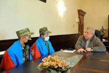 Возвращение домой. Воины из Аздрамы, которые уничтожали армянских агрессоров минометным огнем и гранатами (ФОТО)