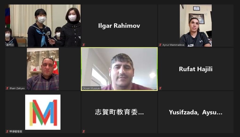 Азербайджанские спортсмены провели культурный обмен с японским городом Сика-мати (ФОТО)