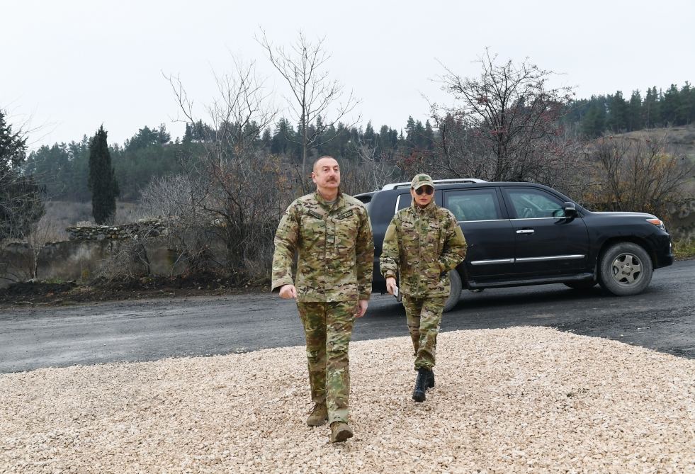 Президент Ильхам Алиев и Первая леди Мехрибан Алиева побывали в Губадлинском и Зангиланском районах (ОБНОВЛЕНО) (ФОТО/ВИДЕО)