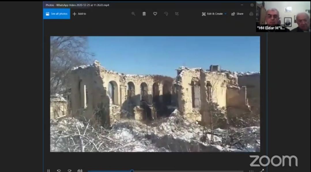 Разрушенный дом Абдуррагим бека Ахвердиева в Шуше (ФОТО)