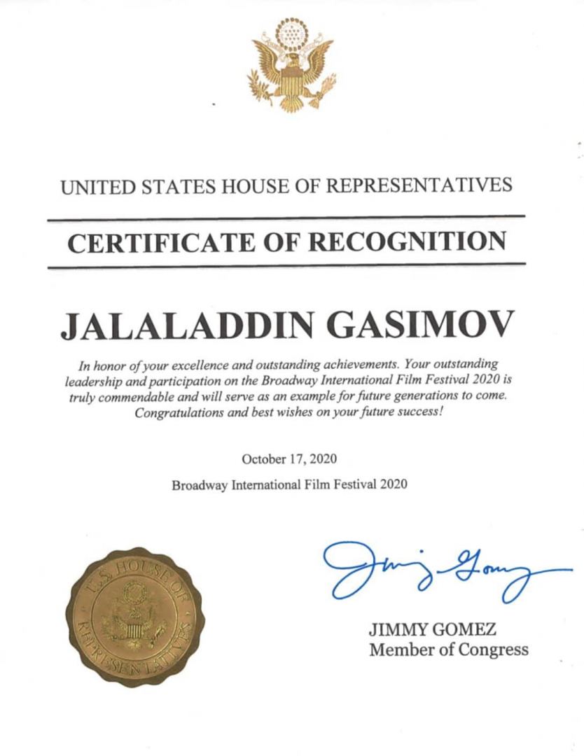 Фильм о Гаджи Зейналабдине Тагиеве признан одним из лучших в США  - журнал Голливуда (ФОТО)