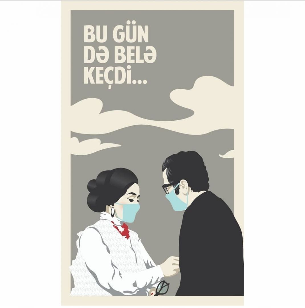 Как выглядели бы герои азербайджанских фильмов в период пандемии коронавируса (ФОТО)