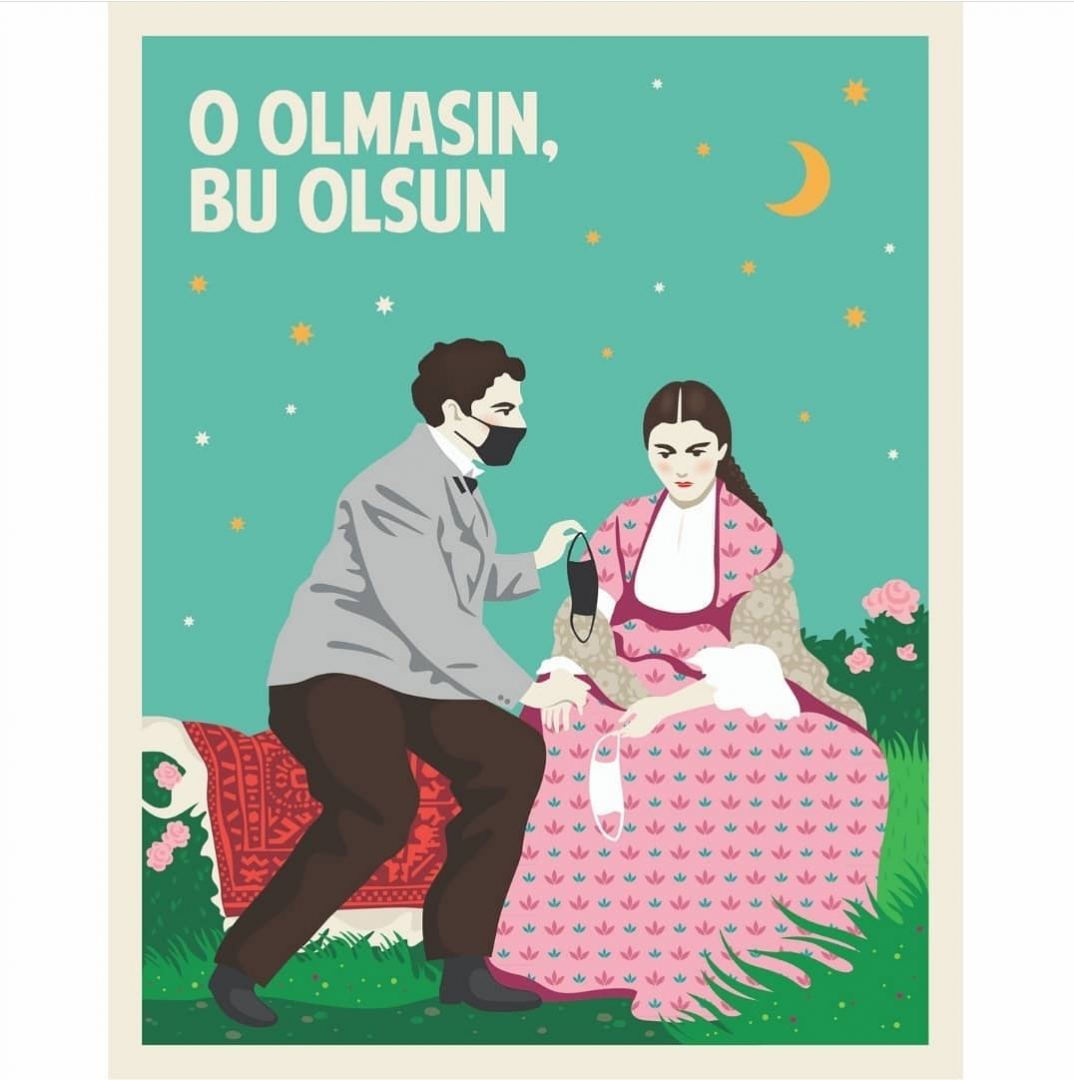 Как выглядели бы герои азербайджанских фильмов в период пандемии коронавируса (ФОТО)