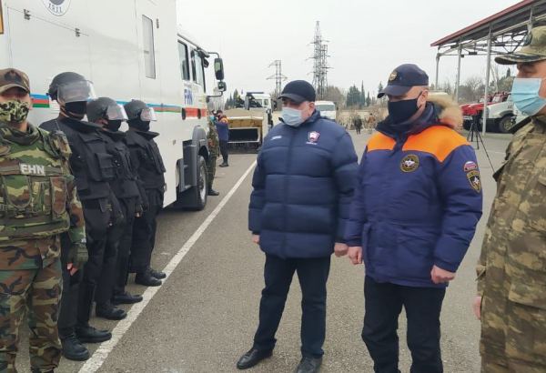 Азербайджанские и российские саперы приступили к подготовительным курсам по разминированию Агдама (ФОТО)