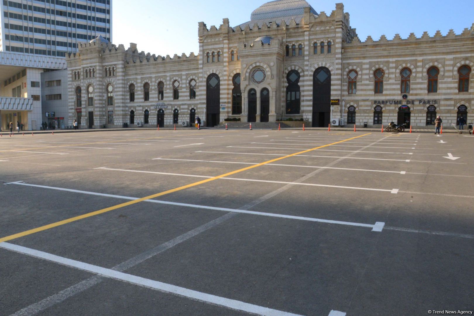 В центре Баку создана новая платная парковка (ФОТО)