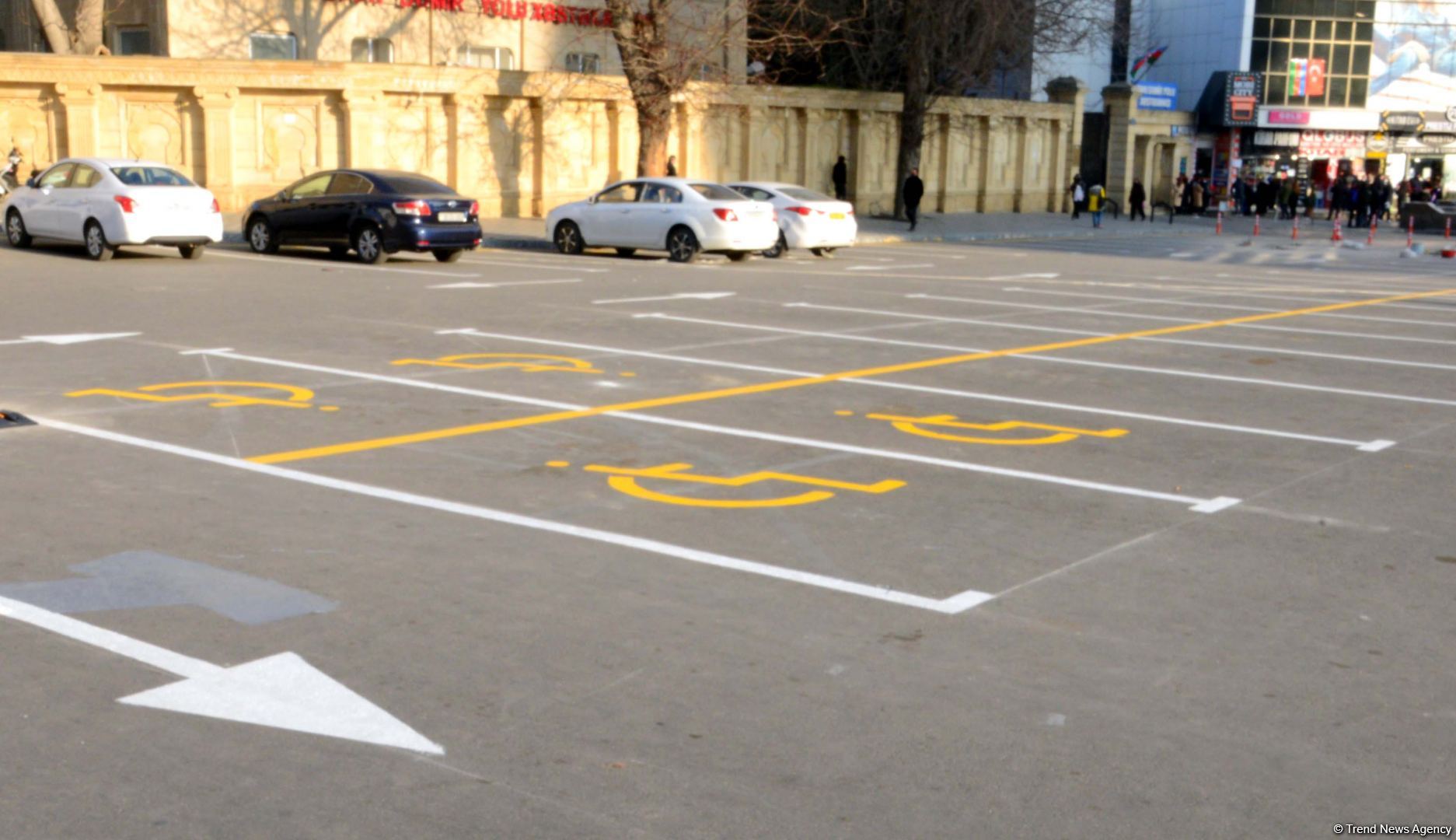 В центре Баку создана новая платная парковка (ФОТО)