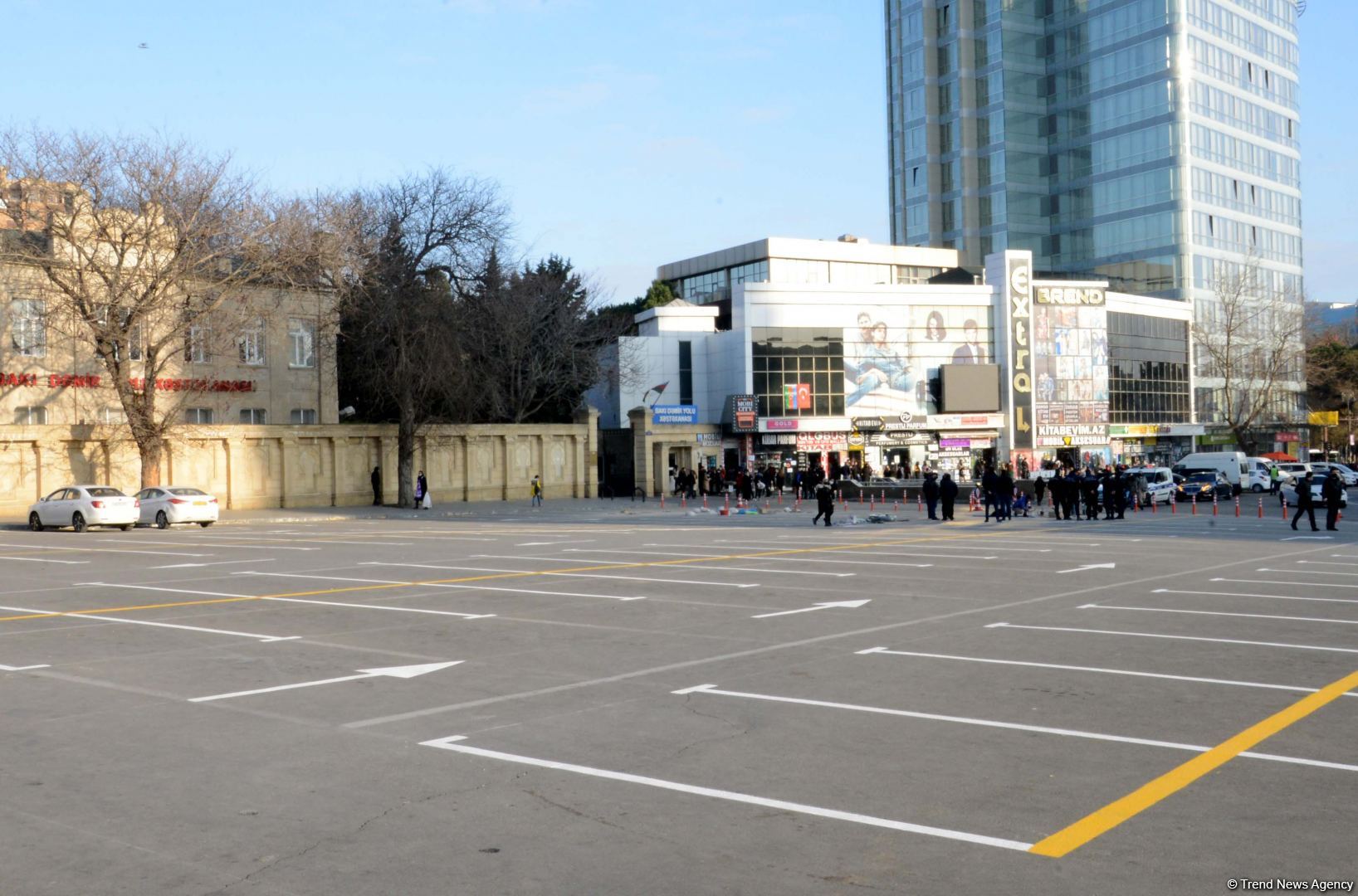 В центре Баку создана новая платная парковка (ФОТО)
