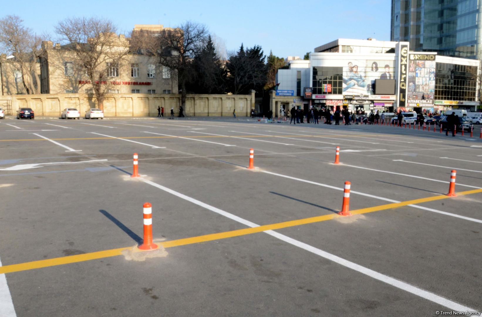 В центре Баку создана новая платная парковка (ФОТО)