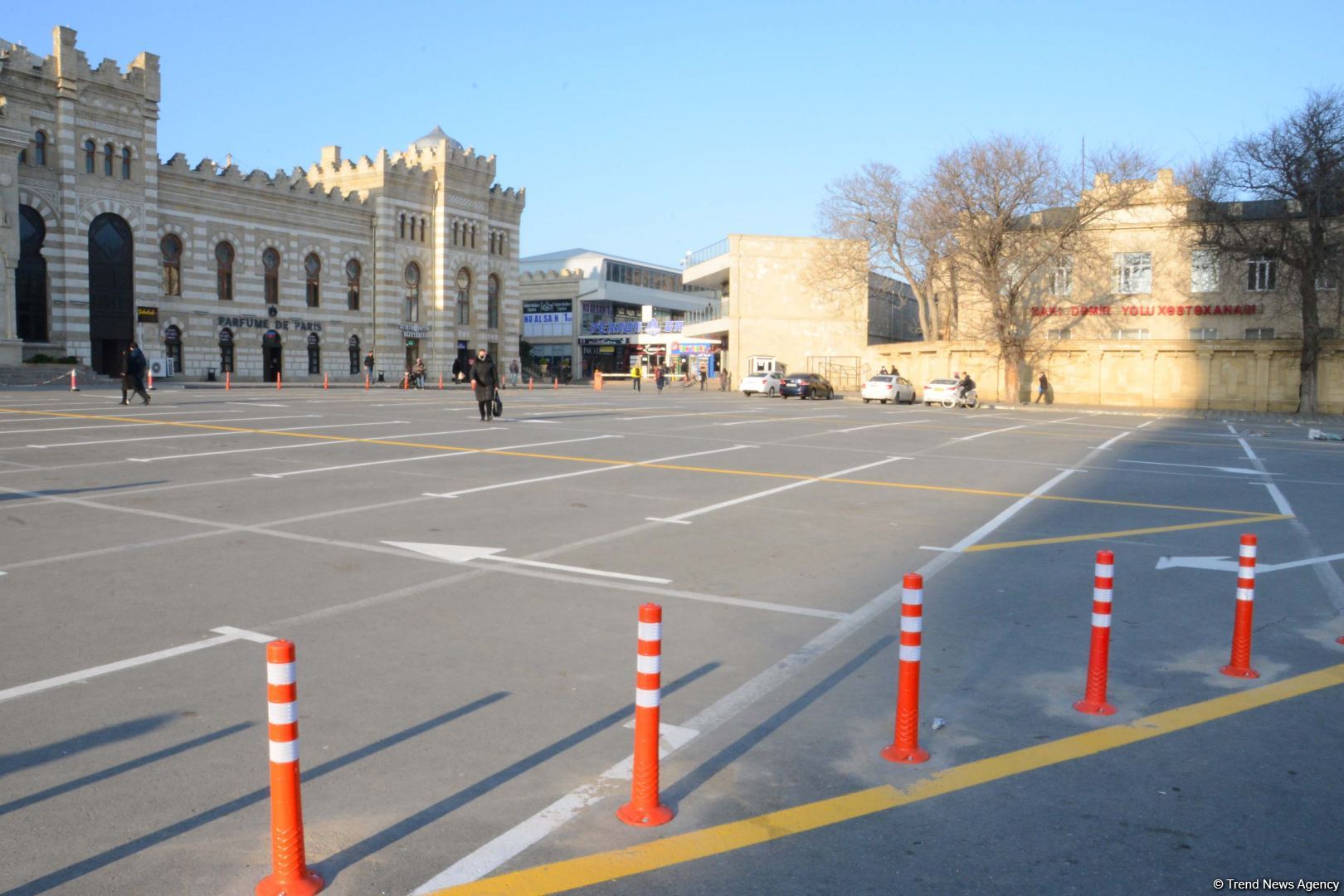 В центре Баку создана новая платная парковка (ФОТО)