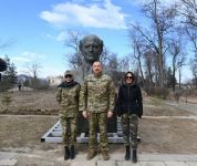 Памятники Узеиру Гаджибейли, Бюльбюлю и Натаван возвращены в город Шуша (ФОТО)