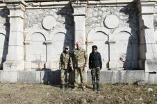 Президент Ильхам Алиев заложил фундамент дороги Физули-Шуша и аэропорта в Физулинском районе, совершил поездку в город Шуша (ФОТО/ВИДЕО)