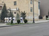 Улицы Баку в очередной раз были продезинфицированы (ФОТО)