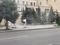 Улицы Баку в очередной раз были продезинфицированы (ФОТО)