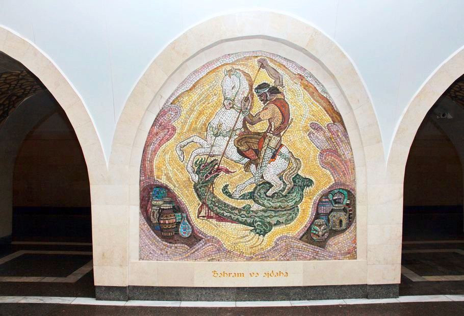 Метро "Низами Гянджеви" - музей под землей! В Европе каждая из мозаик оценивалась бы в миллион долларов (ФОТО)