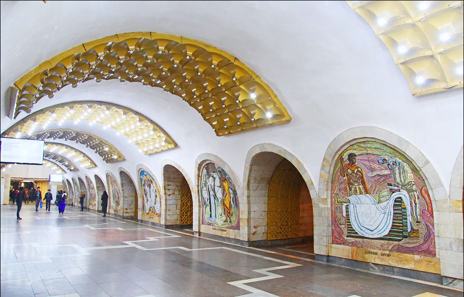 Метро "Низами Гянджеви" - музей под землей! В Европе каждая из мозаик оценивалась бы в миллион долларов (ФОТО)