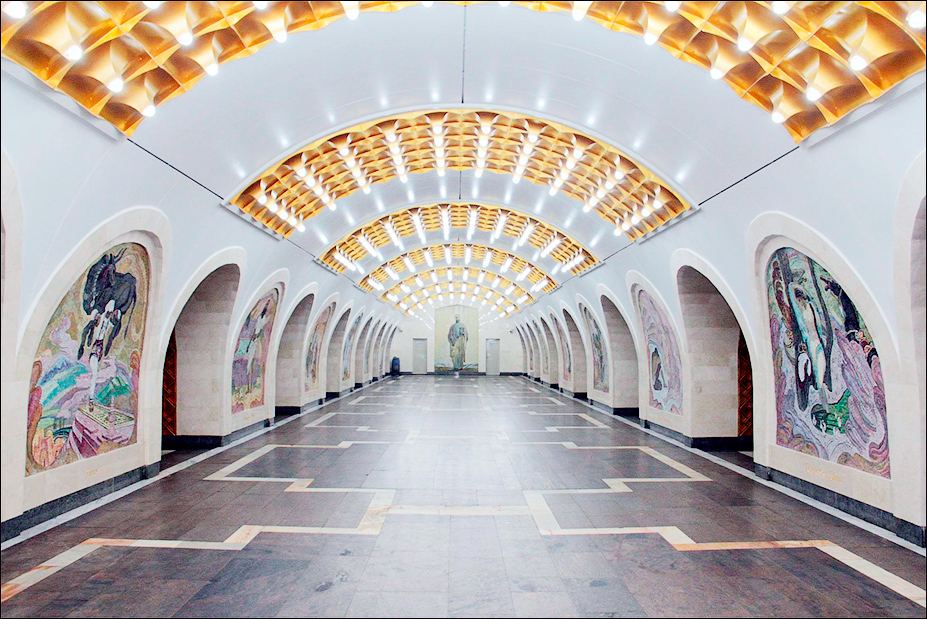 Метро "Низами Гянджеви" - музей под землей! В Европе каждая из мозаик оценивалась бы в миллион долларов (ФОТО)