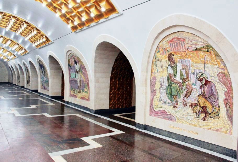 Метро "Низами Гянджеви" - музей под землей! В Европе каждая из мозаик оценивалась бы в миллион долларов (ФОТО)