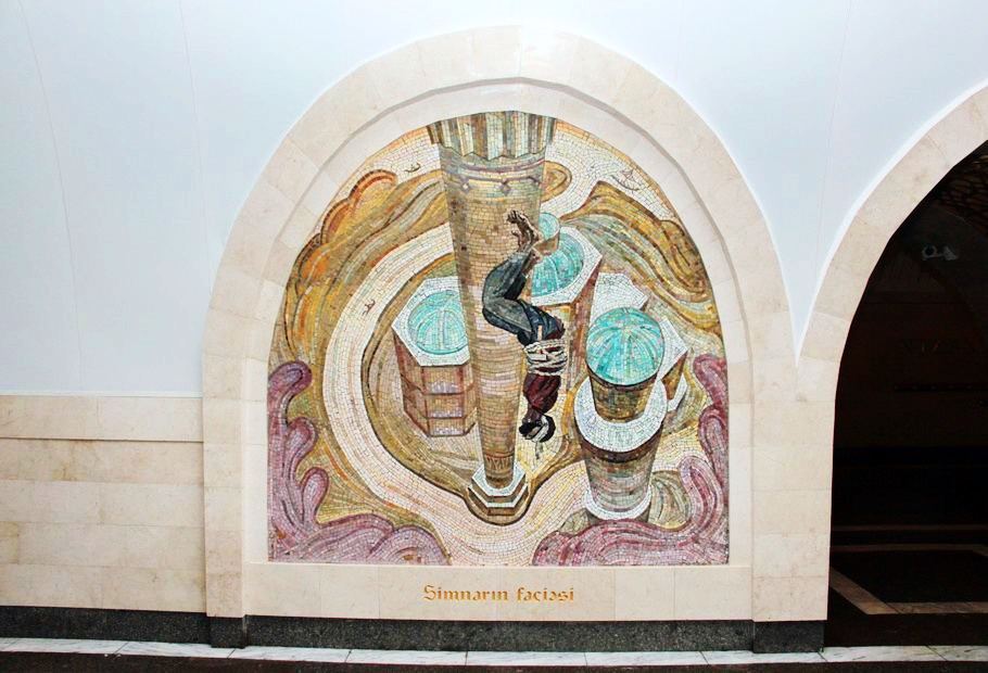 Метро "Низами Гянджеви" - музей под землей! В Европе каждая из мозаик оценивалась бы в миллион долларов (ФОТО)