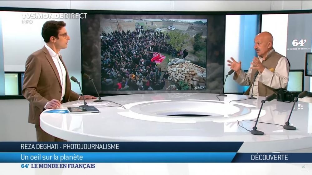 Всемирно известный фотограф Реза Дегати рассказал французскому телеканалу об истории города Шуша (ФОТО, ВИДЕО)