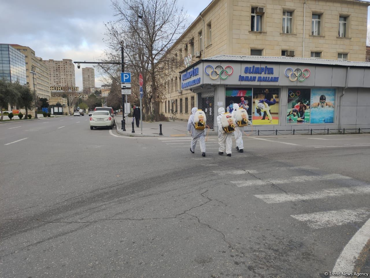 Улицы Баку в очередной раз были продезинфицированы (ФОТО)